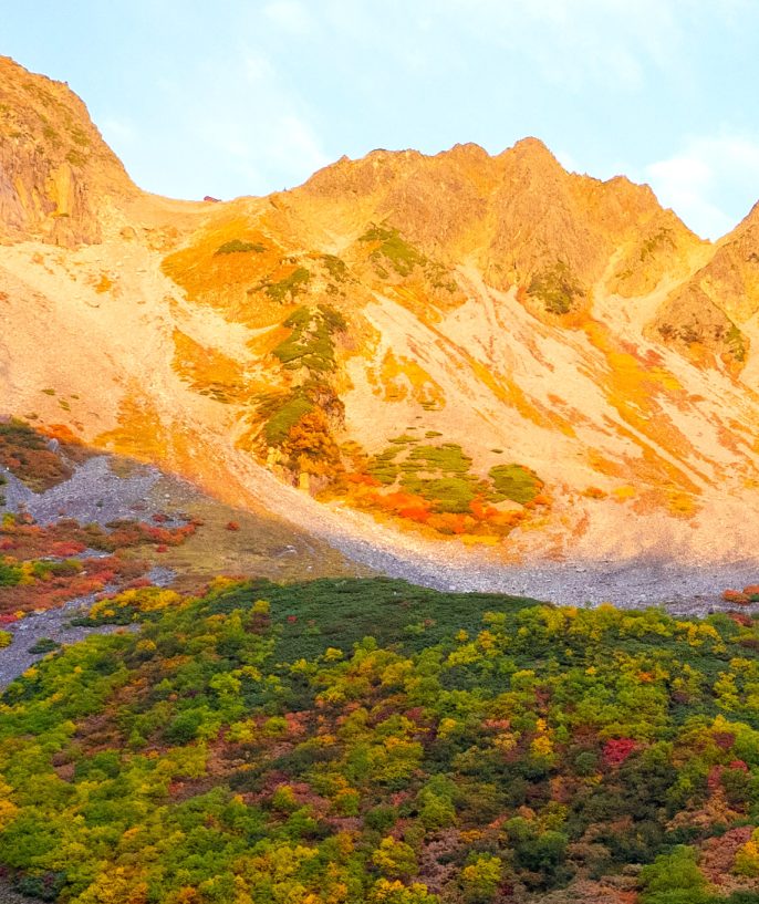 ちょっと上高地、と穂高の真ん中へ